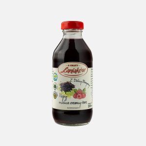 Napój malina czarny bez 330ml - Z Chaty Łaniaków