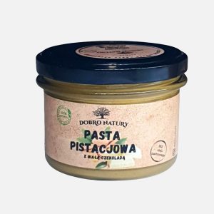 Pasta pistacjowa z białą czekoladą 200g - Dobro Natury