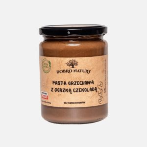 Pasta z orzechów ziemnych z gorzką czekoladą 500g - Dobro Natury