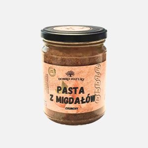 Pasta z migdałów 100% 500g CRUNCHY - Dobro Natury