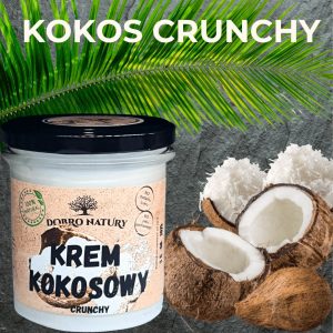 Krem kokosowy Crunchy 300g - Dobro Natury