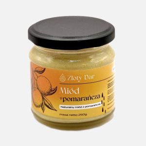 Miód z Pomarańczą 250g - Złoty Dar