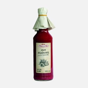 Mus malinowy przecier niesłodzony 500ml - Prosto Ze Wsi