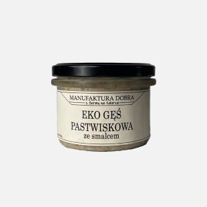 EKO Gęś Pastwiskowa ze smalcem gęsim - 190g - Manufaktura Dobra
