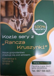 Ser kozi, Twarożek śmietankowy - Kozie Sery z Rancza Kruszynki