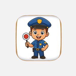 Piernik Na Dzień Chłopaka – POLICJANT (24g) - Vroclinki Manufaktura Czekolady