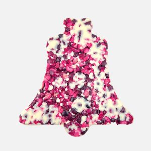 Dzwonek z białej czekolady z żurawiną 80g - Vroclinki Manufaktura Czekolady