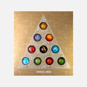 Bombonierka Choinka Na Prezent - 10 - 130g - Vroclinki Manufaktura Czekolady