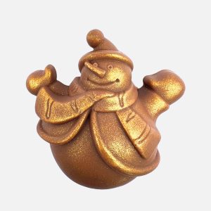 Bałwanek kulisty z mlecznej czekolady I (60g) - VROCLINKI MANUFAKTURA CZEKOLADY