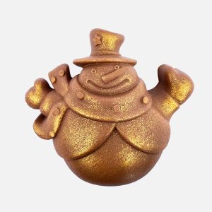 Bałwanek kulisty z mlecznej czekolady II (60g) - VROCLINKI MANUFAKTURA CZEKOLADY