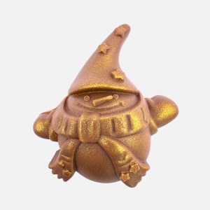 Bałwanek kulisty z mlecznej czekolady III (60g) - VROCLINKI MANUFAKTURA CZEKOLADY