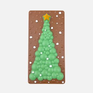 Świąteczna czekolada ręcznie zdobiona II (110g) - VROCLINKI MANUFAKTURA CZEKOLADY