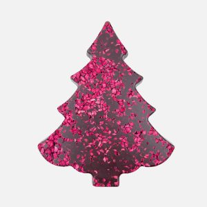 Choinka z deserowej czekolady z malinami (80g) - VROCLINKI MANUFAKTURA CZEKOLADY