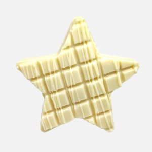 Gwiazdka z białej czekolady (25g) - VROCLINKI MANUFAKTURA CZEKOLADY