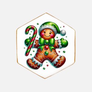 Piernik na Boże Narodzenie – Ciastek IV (30g) - VROCLINKI MANUFAKTURA CZEKOLADY