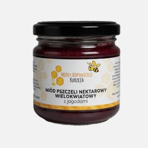 Miód z jagodami 220g- Miody Kopanickie Kurzeja