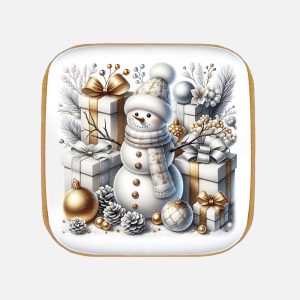 Piernik na Boże Narodzenie – Bałwan I (50g) - VROCLINKI MANUFAKTURA CZEKOLADY