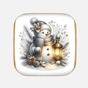 Piernik na Boże Narodzenie – Bałwan V (50g) - VROCLINKI MANUFAKTURA CZEKOLADY