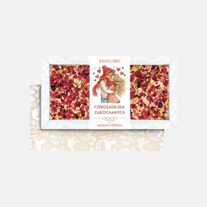Czekolada Biała na Walentynki 80g (różne smaki do wyboru) - VROCLINKI MANUFAKTURA CZEKOLADY
