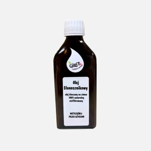 OLEJ SŁONECZNIKOWY TŁOCZONY NA ZIMNO - AleOlej