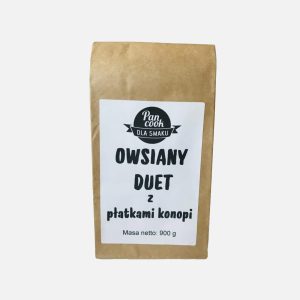 OWSIANY DUET Z PŁATKAMI KONOPI 900G - AleOlej
