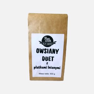 OWSIANY DUET Z PŁATKAMI LNU 900G - AleOlej