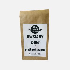 OWSIANY DUET Z PŁATKAMI SEZAMU 900G - AleOlej