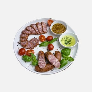EKO Kiełbasa z Kaczki Pastwiskowej 350g - Manufaktura Dobra