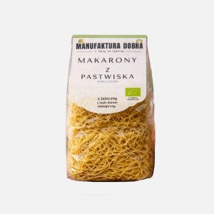 EKO Makarony z Pastwiska – Nitka Cienka DURUM 5-jajeczny 250g - Manufaktura Dobra