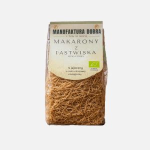 EKO Makarony z Pastwiska – Nitka Cienka ORKISZOWA 5-jajeczna 250g- Manufaktura Dobra